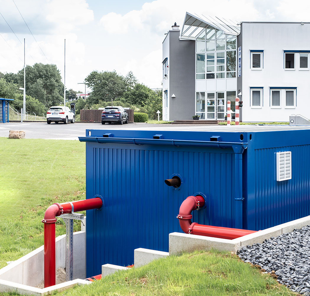 UCM Wasserlöschanlage - Anlage außen