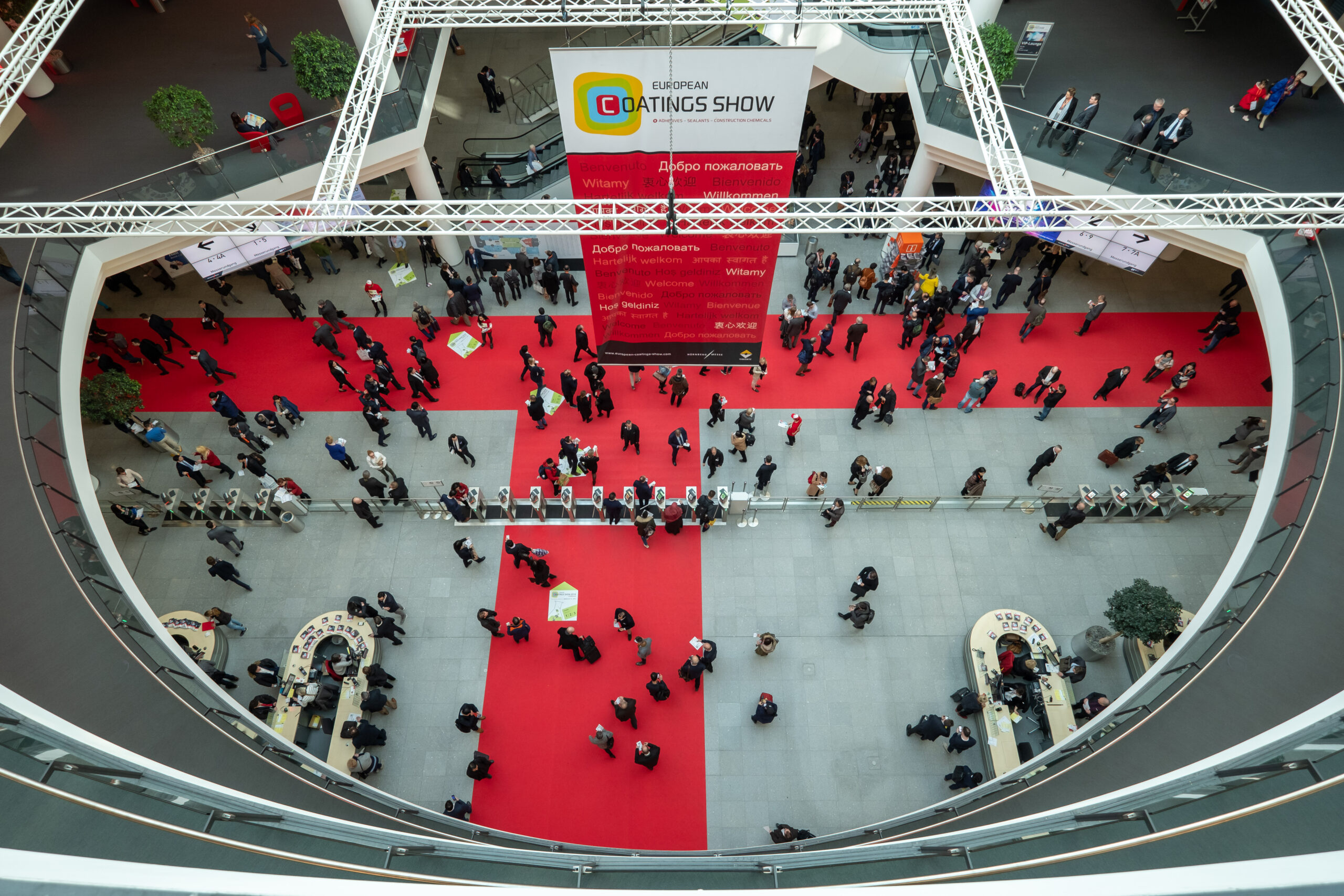 European Coatings Show Trade fair activity in general