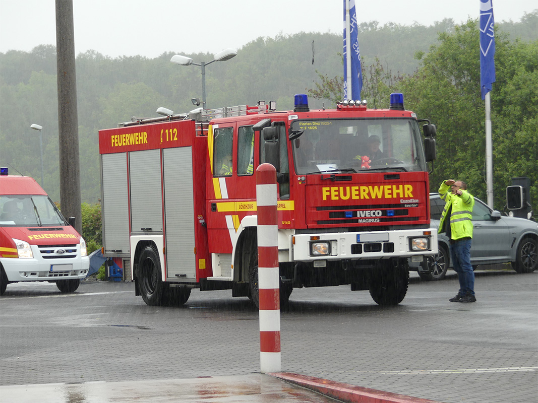 Erfolgreiche Feuerwehrübung auf dem Gelände der Ursa-Chemie GmbH