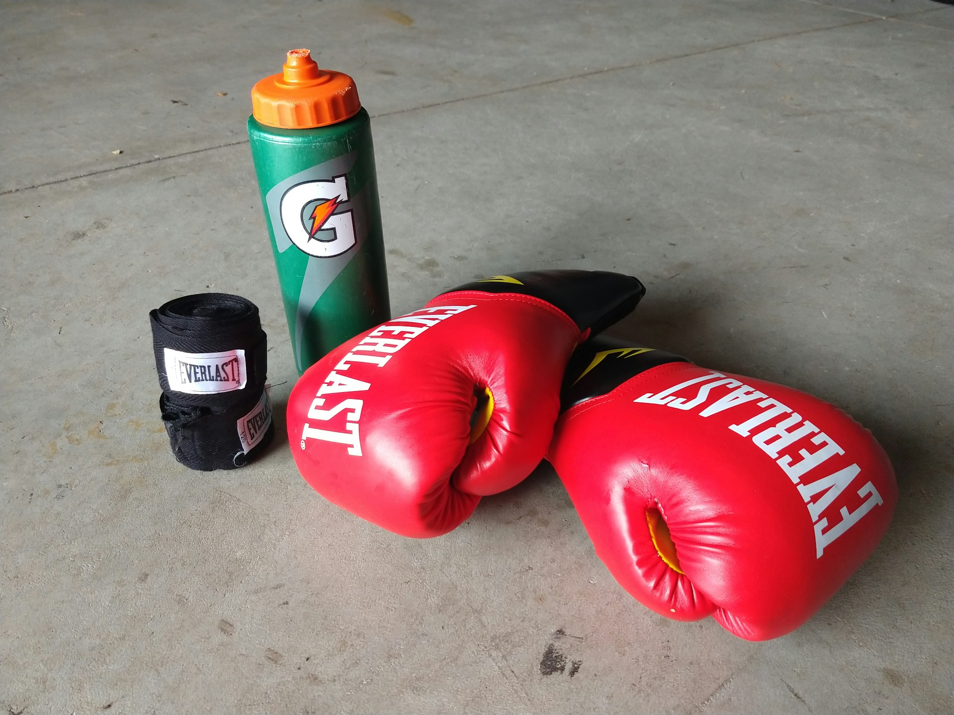 Fit-Boxing auf unserer Terrasse
