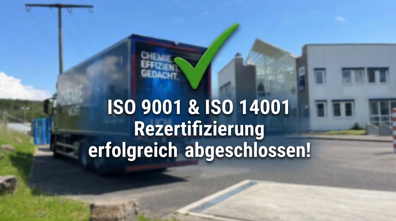Ursa-Chemie bestätigt Qualitäts- und Umweltmanagement nach ISO 9001 und ISO 14001