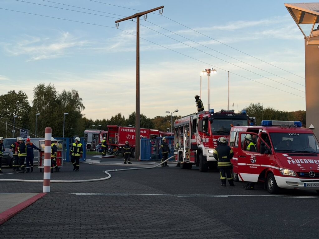 Prepared for an emergency: fire drill at Ursa-Chemie